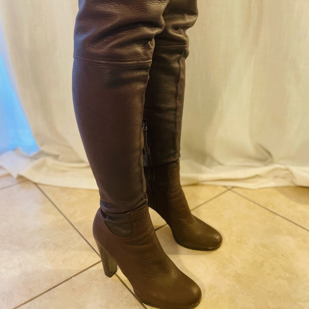 Miu Miu over the knee boots